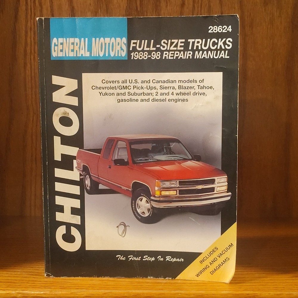 Chilton General Motors Full-Size Trucks 1988-98 28624 Sierra Blazer Tahoe Yukon